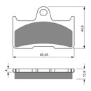 Goldfren Brake Pads Offroad Racing GF281 - K5 ( PR304 )