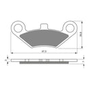 Goldfren Brake Pads Sintered Sports GF284 - S3
