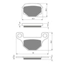 Goldfren Brake Pads Sintered Sports GF289 - S3 ( P130 )