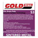 Goldfren Brake Pads Sintered Sports GF289 - S3 ( P130 )