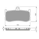 Goldfren Brake Pads Sintered Sports GF296 - S3 ( PH424 )