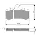 Goldfren Brake Pads Sintered Sports GF305 - S3 ( PH439 )