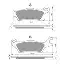 Goldfren Brake Pads Offroad Racing GF309 - K5 ( PR451 )