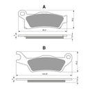 Goldfren Brake Pads Offroad Racing GF310 - K5 ( PR450 )