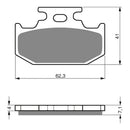 Goldfren Brake Pads Offroad Racing GF317 - K5