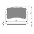 Goldfren Brake Pads Offroad Racing GF325 - K5