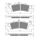 Goldfren Brake Pads Sintered Sports GF327 - S3 ( PH371 )