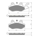 Goldfren Brake Pads Sintered Sports GF332 - S3 ( PH207 )