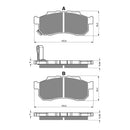 Goldfren Brake Pads Offroad Racing GF338 - K5 ( PR411 )