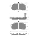 Goldfren Brake Pads Offroad Racing GF339 - K5 ( PR410 )