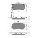 Goldfren Brake Pads Offroad Racing GF340 - K5 ( PR413 )