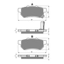Goldfren Brake Pads Offroad Racing GF341 - K5 ( PR412 )