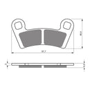 Goldfren Brake Pads Offroad Racing GF343 - K5 ( PR397 )