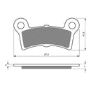 #354 / S3 GOLDFREN SINTERED SPORTS ( P447 )