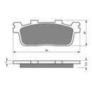 #355 / S3 GOLDFREN SINTERED SPORTS ( P441 )