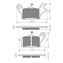#357 / S3 GOLDFREN SINTERED SPORTS ( P482 )