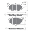 GOLDfren Brake Pads - S3 Sintered Sports GF369S3