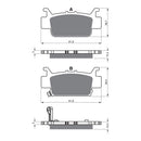 #385 / K5 GOLDFREN PIONEER SXS1000 ( PR525 ) REAR RIGHT