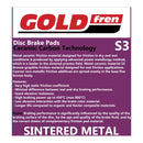 #386/S3 GOLDFREN SINTERED SPORTS GF386-S3