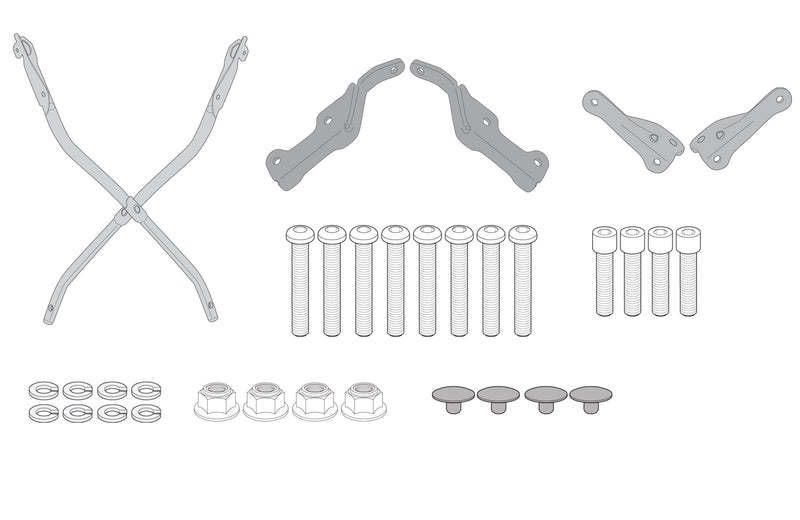 Givi Top Box Mount (Excludes Plate or Box) Honda CB650 R 2019-2020 1173FZ