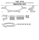 Givi Top Box Mount (Excludes Plate) Honda NC750 S/X '16-'20 1146FZ