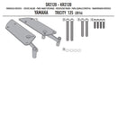 Givi Rear Rack For Monolock Yamaha Tryptik/tricity 125/155 '14- SR2120