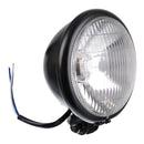 Whites Headlight Bates 5 3/4 Btm Mnt H4 60/55w Black