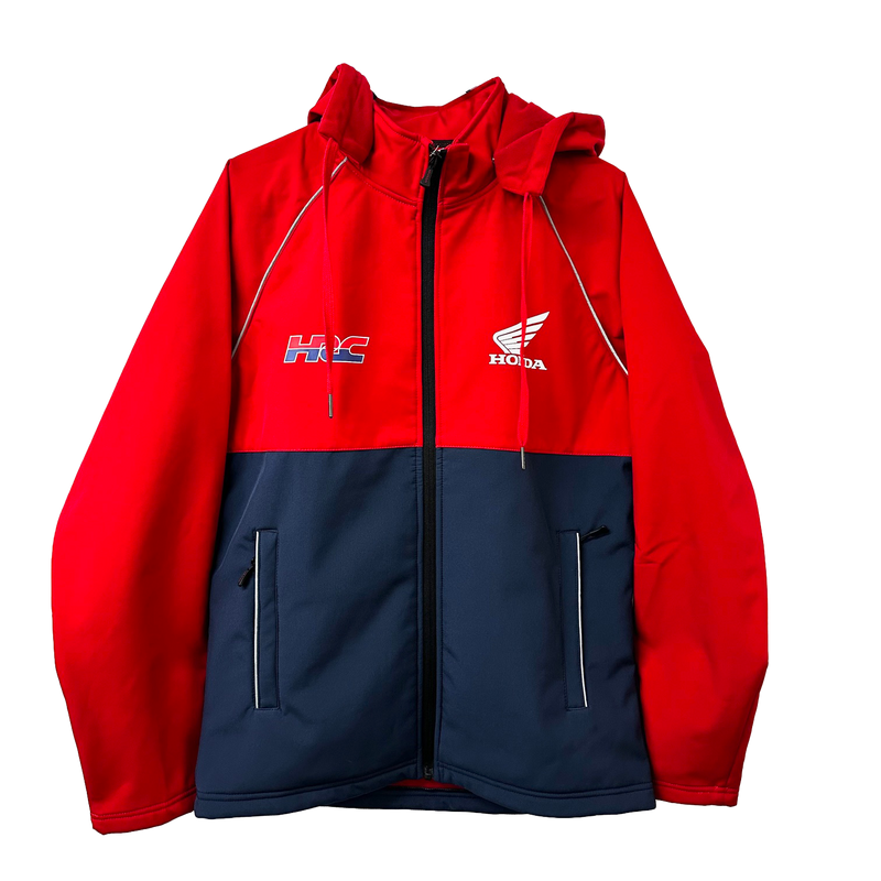 Genuine Honda Apparel Softshell Jacket Navy/Red Size Medium
