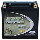 SSB Battery (HVT-3) AGM 12V 12Ah 300CCA Ultra High Performance Dry Cell