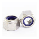 Whites Nut Nyloc 6mm 10mm Af PKT=50 (thread Pitch 6 X 1.0)