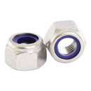 Whites Nut Nyloc Iso 6mm PKT=50 (low Height) (pitch 6 X 1.0)