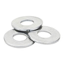 Whites Washer Flat Zp 6mm PKT=50
