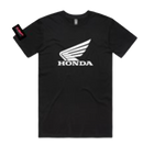 Genuine Honda Apparel Wing Logo Black T-Shirt Size Small