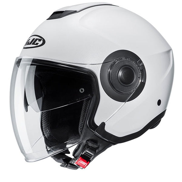 HJC Helmet I40 Semi Flat White Open Face Road Large 59cm 60cm