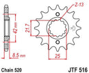 JT Sprockets Front OE Steel T14