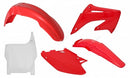 Rtech Plastics Kit 5 PIECE RED Honda KITCR0-RS0-503