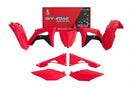 Rtech Plastics Kit 6 PIECE RED BLACK Honda KITCRF-RWE-519