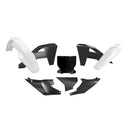 Rtech Plastics Kit 6 PIECE BLACK WHITE Husqvarna KITHSQ-NR1-525