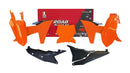 Rtech Plastics Kit 6 PIECE ORANGE BLACK KTM KITKTM-AR0-123