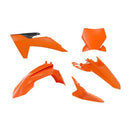 Rtech Plastics Kit 6 PIECE ORANGE BLACK KTM KITKTM-AR0-165