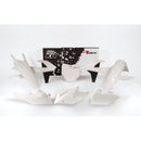 Rtech Plastics Kit 6 PIECE WHITE BLACK KTM KITKTM-BN0-516