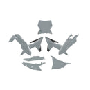 Rtech Plastics Kit 6 PIECE GREY BLACK KTM KITKTM-GR0-025