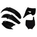 Rtech Plastics Kit 5 PIECE BLACK Kawasaki KITKX0-NR0-503