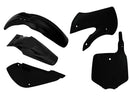 Rtech Plastics Kit 5 PIECE BLACK Kawasaki KITKX0-NR0-508