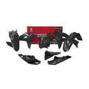 Rtech Plastics Kit 5 PIECE BLACK Kawasaki KITKXF-NR0-524