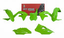 Rtech Plastics Kit 5 PIECE GREEN Kawasaki KITKXF-VE0-599
