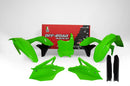 Rtech Plastics Kit 6 PIECE NEON GREEN Kawasaki KITKXF-VF0-519