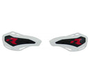 Rtech Handguards Offroad HP1 VENTILATED 2 MOUNTING KITS MOUNTS TO HANDLEBARS OR LEVERS WHITE KITPMHP1BN0