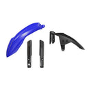 Rtech Plastics 3 PIECE FRONT FENDER & FORK BLUE BLACK Yamaha KITT7F-BL0-024