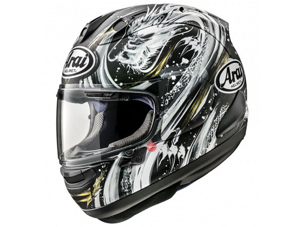 Arai Medium RX-7V Evo 0110 Kiyonari Black sil Road Helmet Size 58cm